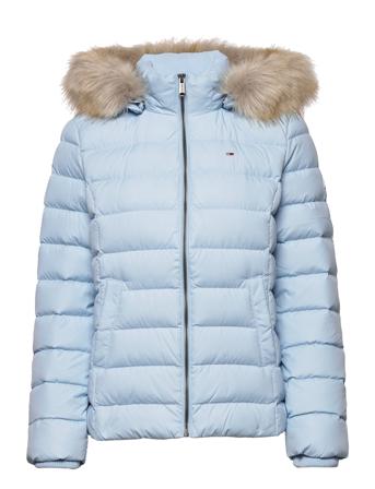 Tjw Basic Hooded Down Jacket Foret Jakke Blå Tommy Jeans