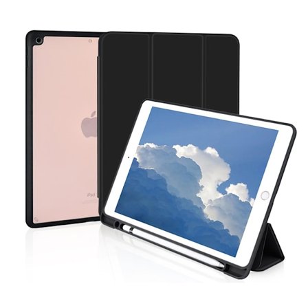 Stilrent skal för iPad mini6/7 8.3" svart transparent fullt