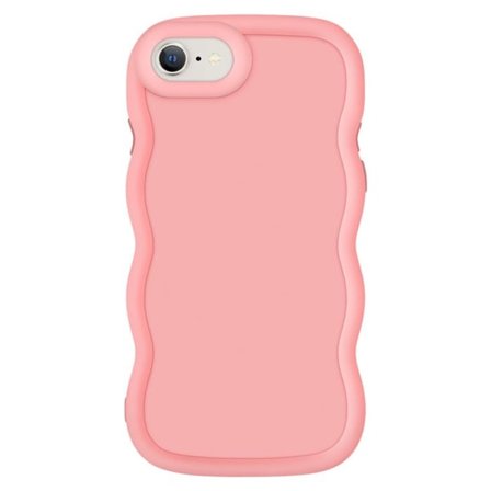 Cover - AVIZAR - iPhone 7, 8, SE 2020, SE 2022 - Stødabsorberende Silikone - Rosenfarvet - Modern Design