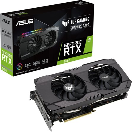 ASUS TUF Gaming GeForce RTX 3050 - OC Edition - grafikkort - GF RTX 3050 - 8 GB