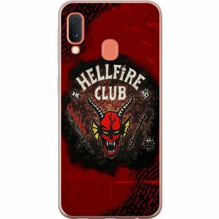Samsung Galaxy A20e Mjukt Skal - Hellfire Club - Stranger