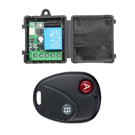 Kompakt DC12V trådløs fjernbetjeningskontakt Universal 433Mhz RF-modtager