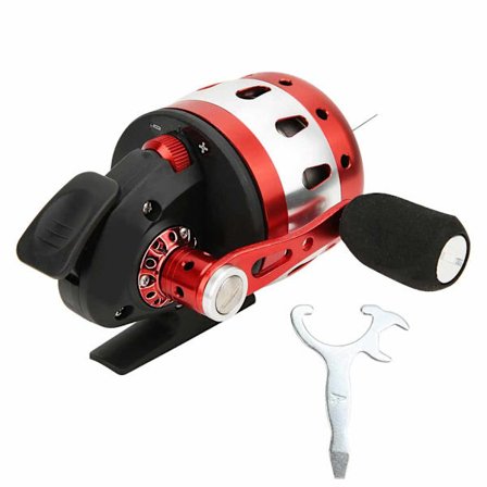 Alumiiniseos, kevyt baitcasting-kalastuskelan 3.6:1 kalastuskelat pyörät (punainen)