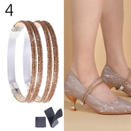 Damskosnören för höga klackar 4 4