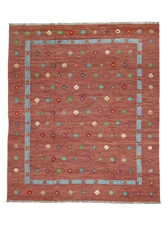 Kilim Nimbaft Rug Hand Woven 258X297 Afghanistan