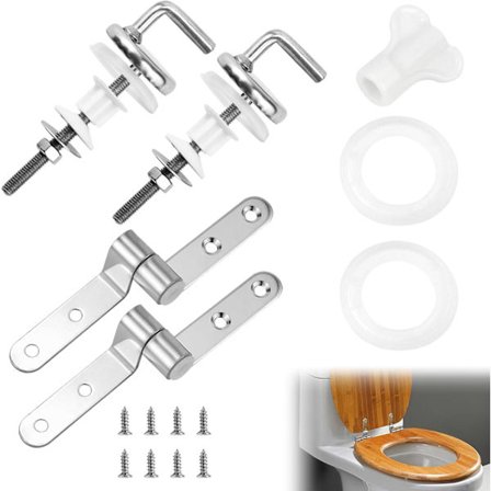 Pieces Toalettsete Festesett, Toalettsete Hengselklips, Toalettsete Hengselfeste, Toalettsete Hengsler, Toalettskål Feste kompatibel Generell 