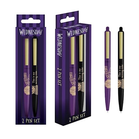 Pennset - WEDNESDAY (NEVERMORE) PEN SET 2PK