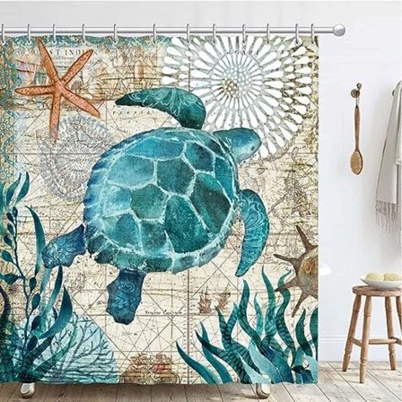 1 st duschdraperi 180 * 180 cm, snabbtorkande mögelbeständig tyg Sho