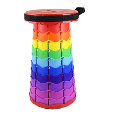 Sammenklappelig teleskopisk skammel, maks. belastning 400 kg, egnet til voksne udendørs fiskeri, vandring, havearbejde, rejser, grillning