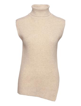 Justine Knit Vest Vests Knitted Vests Beige HOLZWEILER