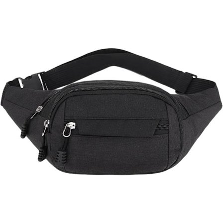 1pc Casual Hip Bag, Large Hip Bag, Waterproof Commuter Bag, Adjustable Shoulder Strap, Mobile Phone Pocket,