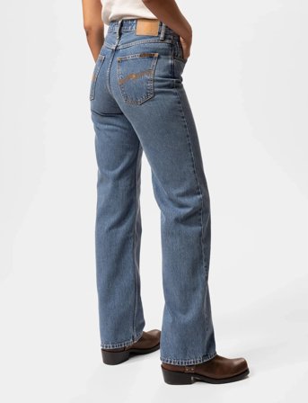 Nudie Jeans Clean Eileen Casual Blue - Blue - 27 x 30