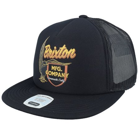 Brixton - Black - trucker - Cap - Highline Np Hat Black Trucker - Hatstore