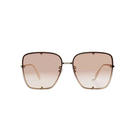 Alexander McQueen Solbriller Gul, Dame Solbriller, Størrelse: ONE Size