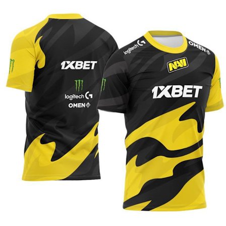 Ukrainska Natus Vincere CSGO kortärmad T-shirt herr