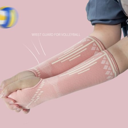 Volleyboll ärmar Sport handledsrem ROSA S