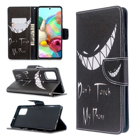 Wonderland Samsung Galaxy A71 flip kuoret - Älä Koske Puhelimeeni