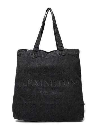 Lenox Organic Cotton Denim Shopper Bags Totes Sort Lexington Clothing