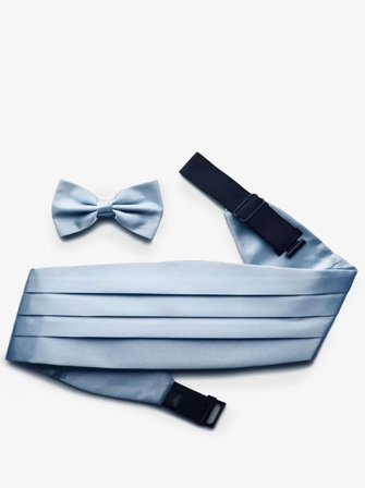 John Henric Men's Hellblauer Kummerbund Size Onesize