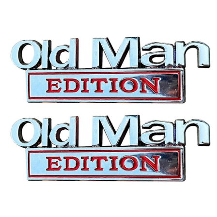 Gubbe 3D Metall Bilskärmar Emblem Unik 3D Metall Badge Bildekaler, Biltillbehör