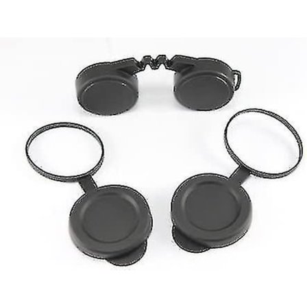 10x42 Gummilinsebeskyttere for kikkerter + Regnbeskyttelse, objektiv optikkbeskyttelsesdeksler