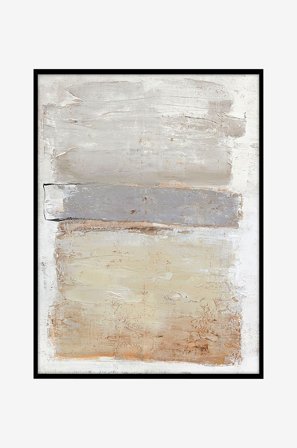 Malerifabrikken - Originalt maleri Scenario 1 , med ramme - Beige - Billeder - 90X120 - Fra Homeroom