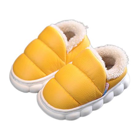 Barnlägenheter Plyschfodrade Varma Skor Stängd Tå Mysig Hemtofflor