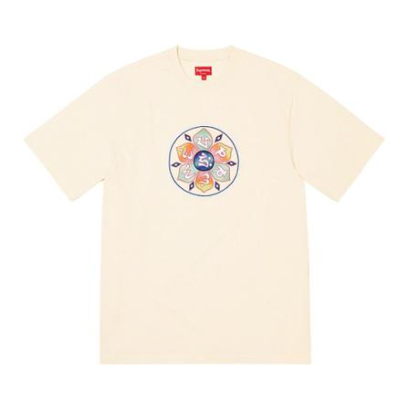 Supreme, T-Shirts Beige, Dames, Maat:XL