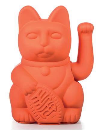 Maneki-Neko - Lucky Cat Home Decoration Orange Donkey