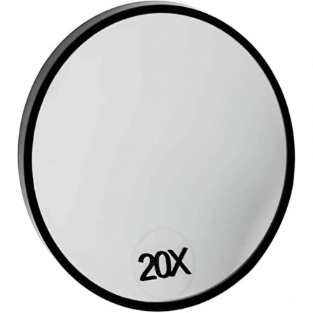 20X Forstørrelsesspejl Øjenmakeup Professionel Lommeformat Toiletbord Øjenbrynspilning