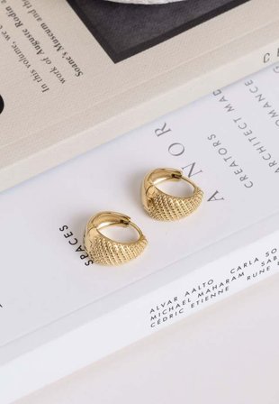 Mockberg Honey Hoops Large Smycken & klockor Dam Guld