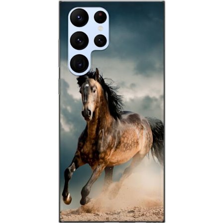 Yhteensopiva Puhelinkuori Samsung Galaxy S22 Ultra 5G Hypyvä Hevonen