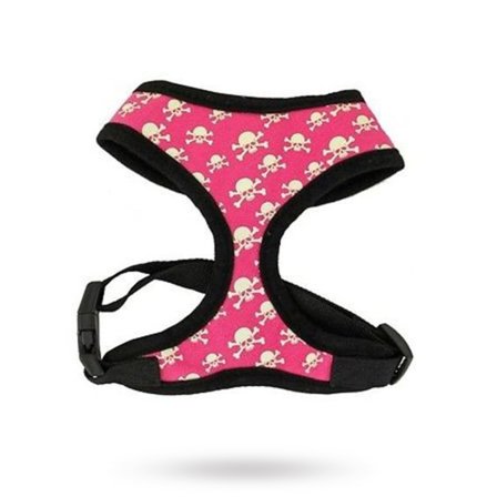 Casual Canine - Crossbone - Rosa Selvlysende Sele