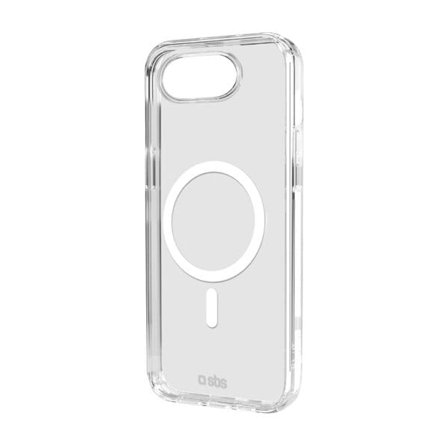 SBS Cover Light Mag-beskyttelsesveske for iPhone 16e / 17e Kompatibel med MagSafe - gjennomsiktig