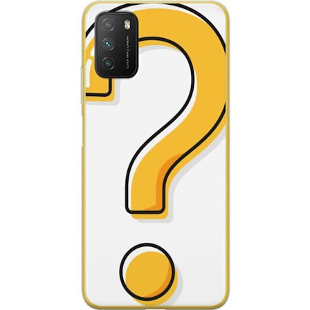 Kompatibelt Mobildeksel til Xiaomi Poco M3 Spørsmålstegn
