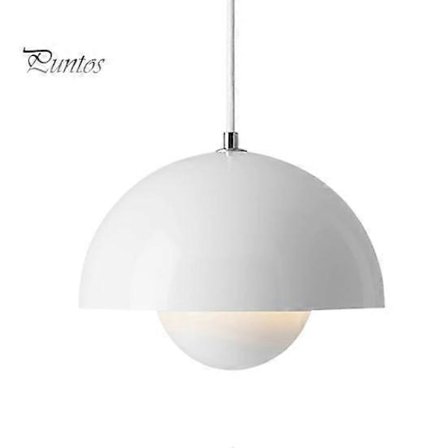 Simpel Blomsterform Lampeskærm Lille Lysekrone Justerbar Ledningslængde Tre Lysfarver Moderne Globe Køkken Spisestue Loftslampe