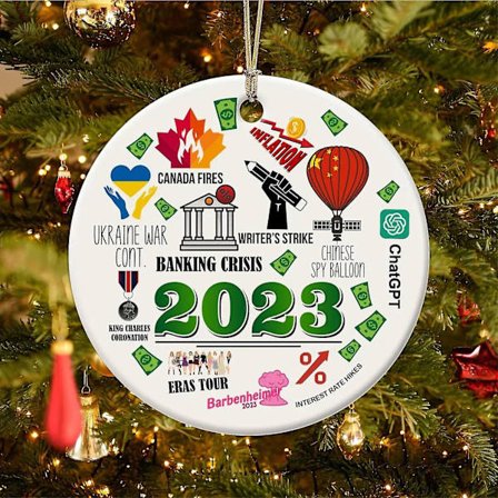 Julgranspynt 2023, Julpynt, Vänner Karantän God Jul Pynt Present (A)