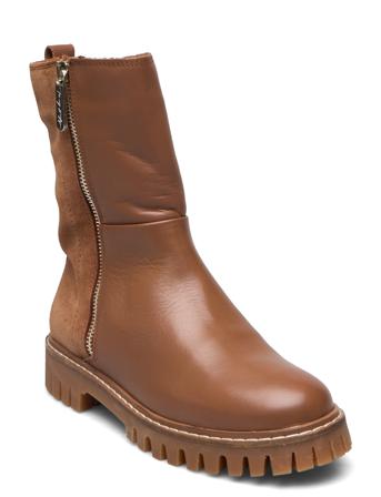 Warm Lining Boot Shoes Wintershoes Winter Boots Brun Tommy Hilfiger