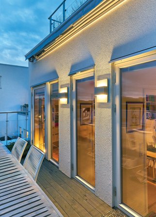 Geneve 874 utelampe - aluminium