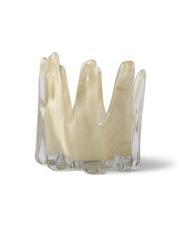 Ljuslykta Baronessa Creme - 14,5x14,5x14 cm - Form Living