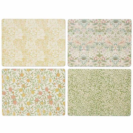 Spode Morris & Co Simply Mixed bordbrikker 4-pakning' - 'Multi