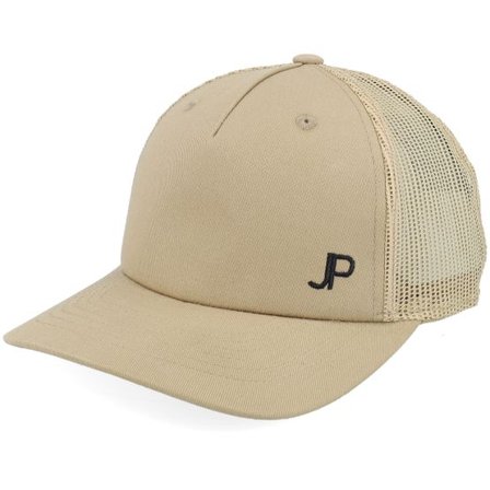 Jim Pilleus - Beige trucker Keps - Jp 3 Sand A-Frame Trucker @ Hatstore
