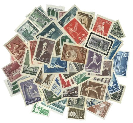 Finland 1941-1951 - 49 forskellige erindringsfrimærker - Postfrisk