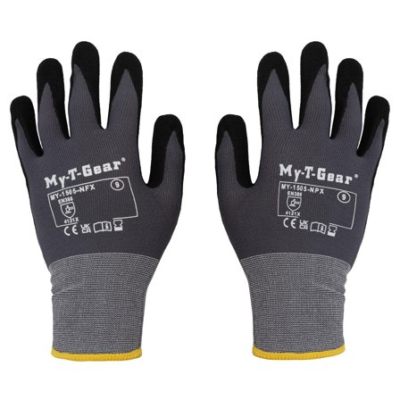 MY-T-GEAR Montagehandske nitril grå 9 - Lyreco - Skyddsutrustning - Skyddshandskar - Montagehandskar