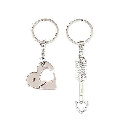 2023 I Love You Key To The Heart Nyckelring Halsband Nyckelring