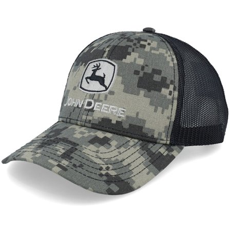 John Deere - Camo - trucker - Cap - Logo Digital Camo/Black Trucker - Hatstore