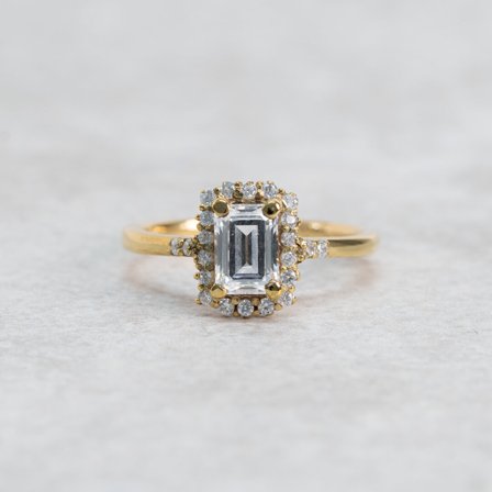 Förlovningsring Syrén, 18K Rödguld : 1 Carat - Förlovning- och vigselringar