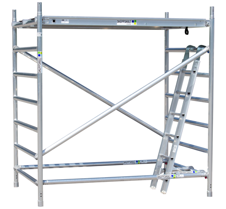 Skeppshultstegen 283-319 Påbyggnadspaket 1850 x 1350 mm, 2 meter, Stegar & ställningar