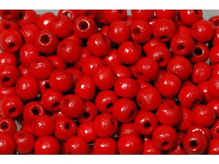 Träpärla 8 mm röd 200/fp - Lyreco - Skola och förskola - Hobbymaterial - Pärlor
