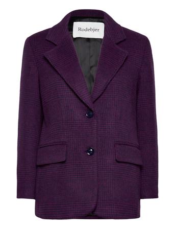 Rodebjer Idony Plaid Blazers Single Breasted Blazers Liila RODEBJER